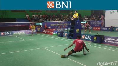 Potret Ayus Vs Falen Berebut Tiket Final BNI Sirnas Banten