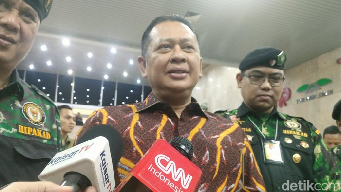 Ketua MPR RI Bambang Soesatyo (Bamsoet). (Dwi Rahmawati/detikcom)