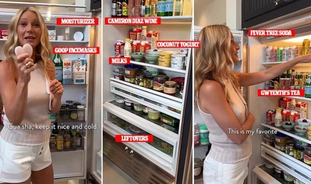 Kulkas Gwyneth Paltrow yang isinya rapi dan komplet