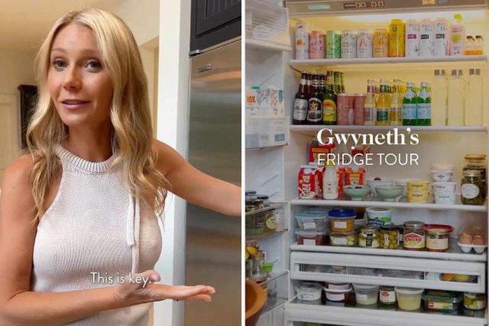 Kulkas Gwyneth Paltrow yang isinya rapi dan komplet