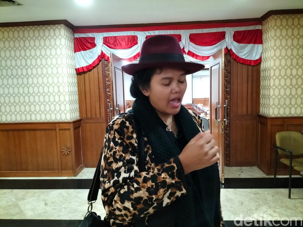 Megha, warga sekaligus wali murid yang ingin mempertahankan TK Gudang Peluru. (Annisa Aulia Rahim/detikcom)