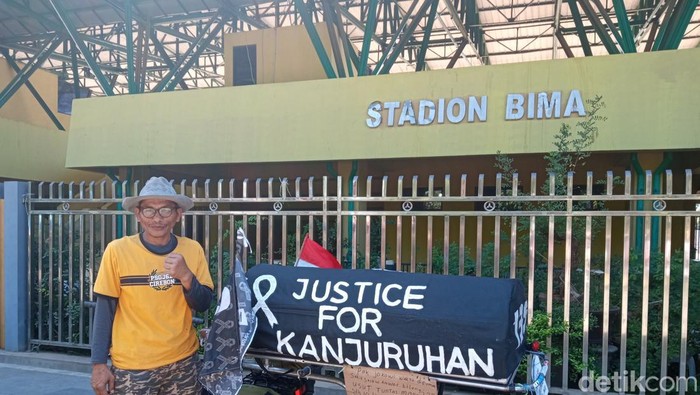 Miftahuddin saat tiba di Cirebon