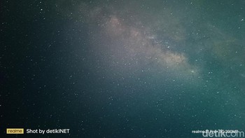 Nah bagaimana detikers, tertarik mencoba memotret milky way dengan HP? Foto: Adi Fida Rahman/detikINET