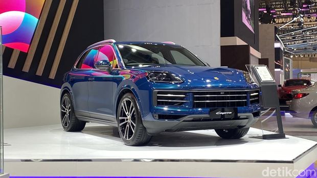 Porsche Cayenne generasi ketiga di GIIAS 2023.