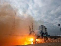 Potret Luna-25 Rusia Meluncur ke Bulan