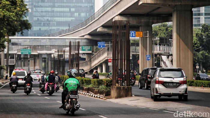 Proyek monorel di Jakarta telah mangkrak sejak 2007 lalu.
