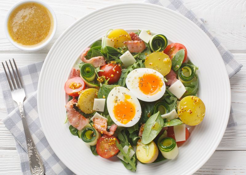Salad Sayuran Saus Minyak Olive Bawang