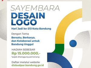 Sayembara Desain Logo Hari Jadi Kota Bandung, Berhadiah Rp 15 Juta