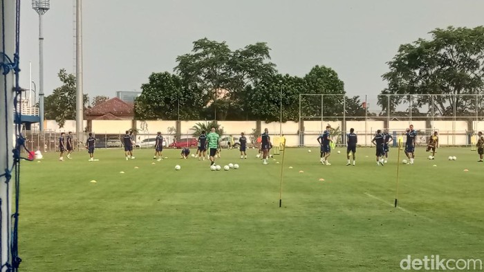 Suasana latihan Persib Bandung di Stadion Sidolig.