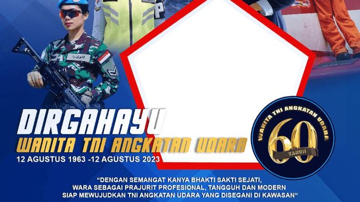 Twibbon HUT ke-60 WARA Tahun 2023