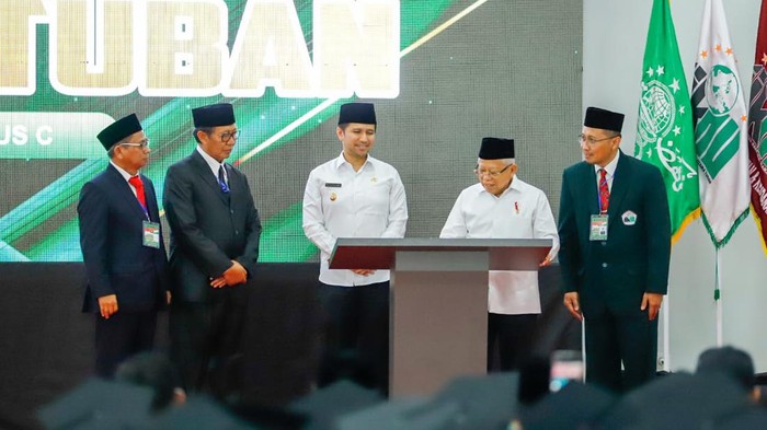 Wagub Jatim Emil Elestianto Dardak dan wapres maruf amin