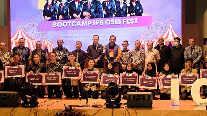 15 ketua OSIS berhasil meraih golden ticket masuk IPB University untuk tahun ajaran 2024/2025