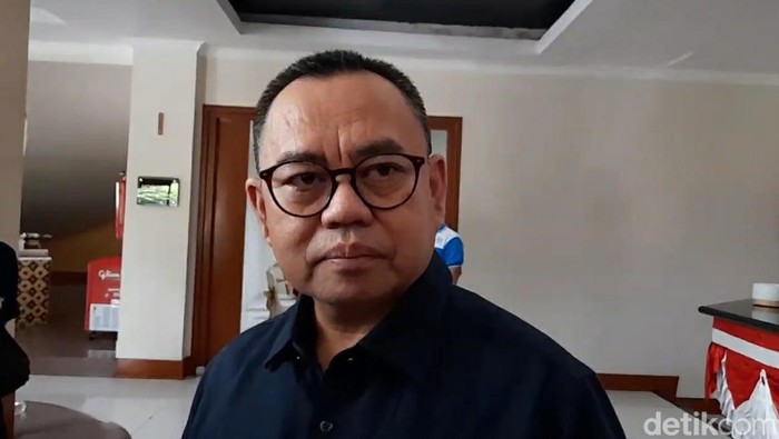 Anggota Tim 8 Anies Baswedan, Sudirman Said, di Kabupaten Brebes, Sabtu (12/8/2023).