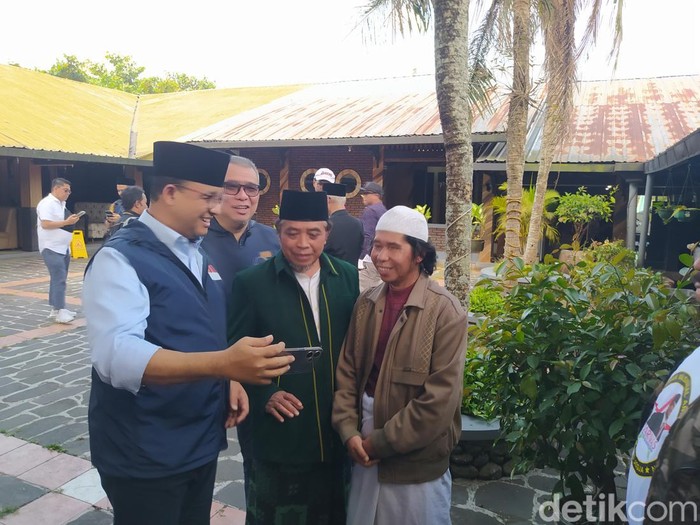Anies Baswedan di Kota Magelang, Jawa Tengah, Sabtu (12/8/2023).