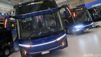 Tiga merek karoseri juga hadir pada GIIAS 2023, yakni Adiputro, Laksana, dan Tentrem. Foto: Grandyos Zafna