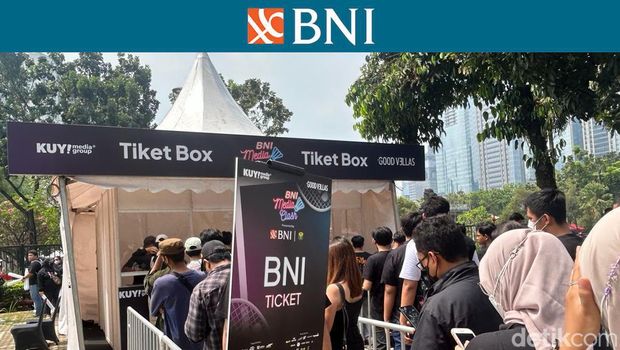 Keseruan BNI Media Clash 3.0 di Istora GBK, Senayan, Jakarta, Sabtu (12/8/2023)
