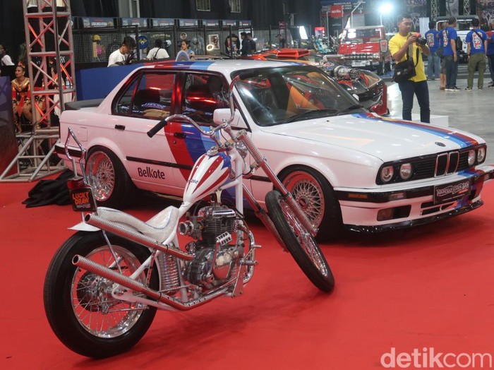 Indonesian Custom Show (ICS) 2023 di Jogja Expo Center (JEC), Sabtu (12/8/2023).