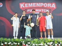Kemenpora Fun Match 2023 Dihadiri Raffi Ahmad
