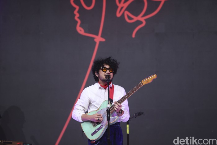 Kunto Aji Kunto Aji saat manggung di acara Hijab Hunt 2023