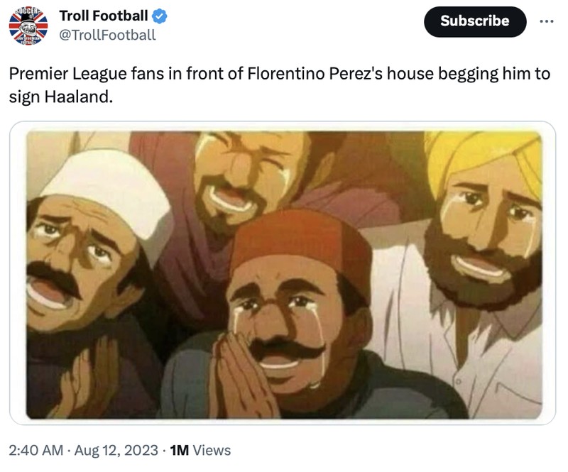 Meme Erling Haaland