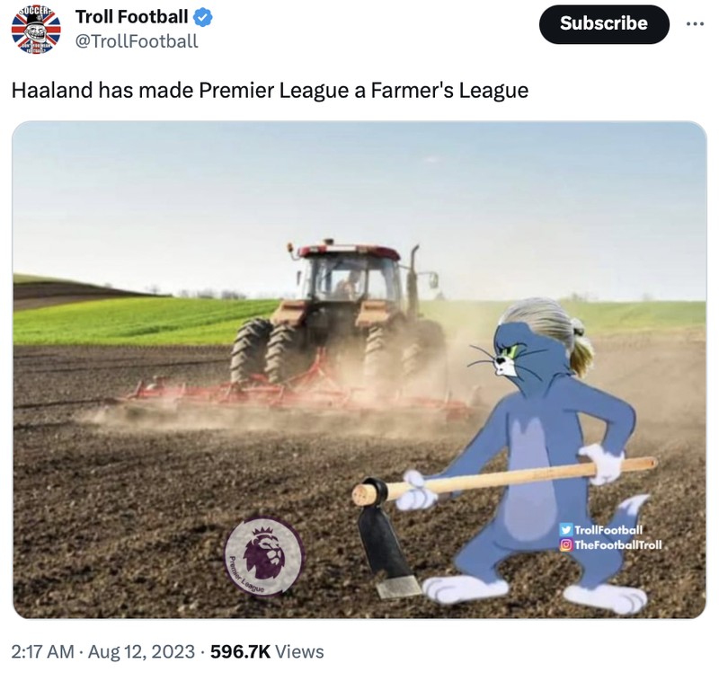 Meme Erling Haaland