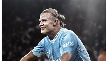 Meme Erling Haaland. Foto: Twitter