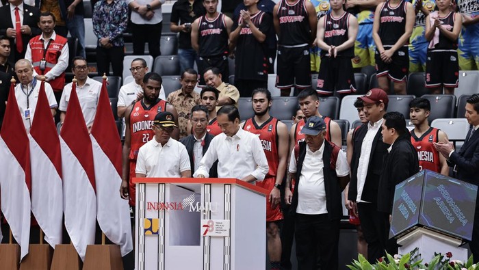 Peresmian Indonesia Arena oleh Jokowi