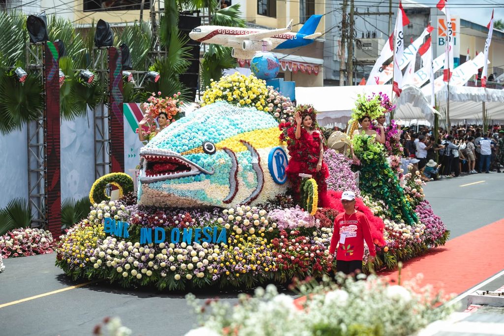 Puan di Festival Bunga Tomohon