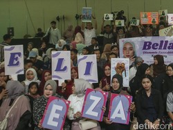 Potret Kemeriahan Emeron Hijab Hunt 2023, Pendukung Finalis Bawa Banner Unik