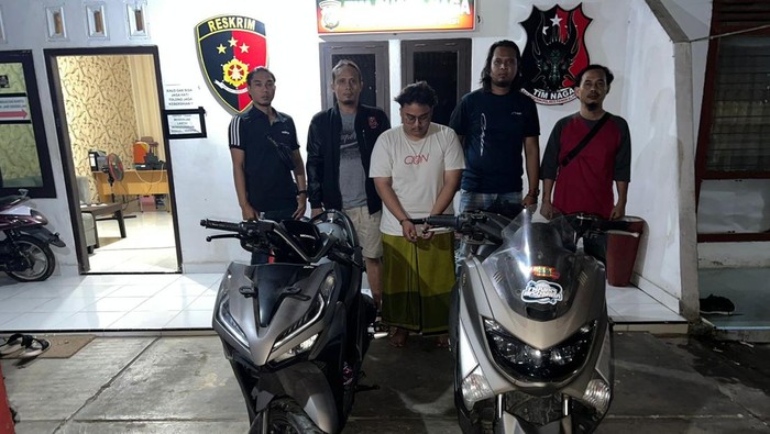 Tampang Dzaki pencuri motor adik dan neneknya di Pangkalpinang