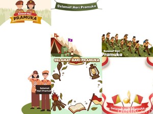 50+ Twibbon Hari Pramuka 2026, Lengkap dengan Caption untuk Dibagikan di Medsos