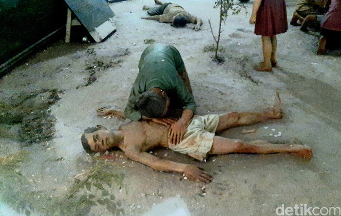 Diorama kekejaman penjajah saat Agresi Militer
