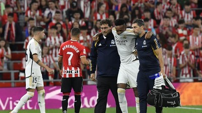 Oh Real Madrid: 3 Pemain Cedera, Mbappe Tetap di PSG