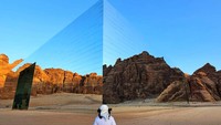 Kalau yang ini adalah Maraya, The biggest mirror in the world, sekaligus tempat paling instagramable di dunia saat ini.