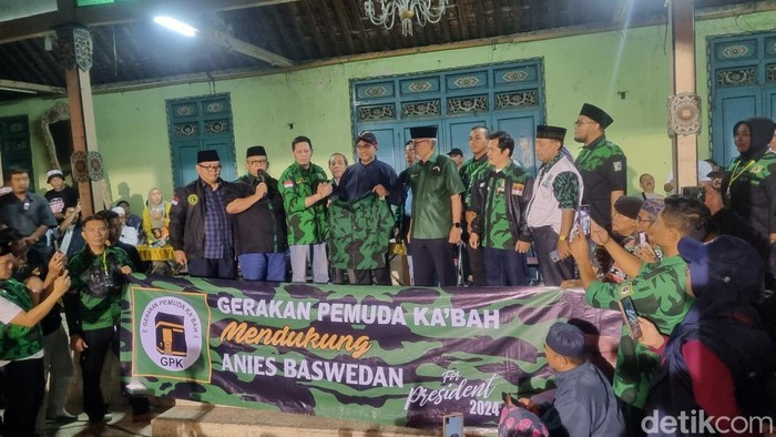 Gerakan Pemuda Kabah (GPK)  dukung Anies Baswedan Capres 2024, Minggu (13/8/2023).
