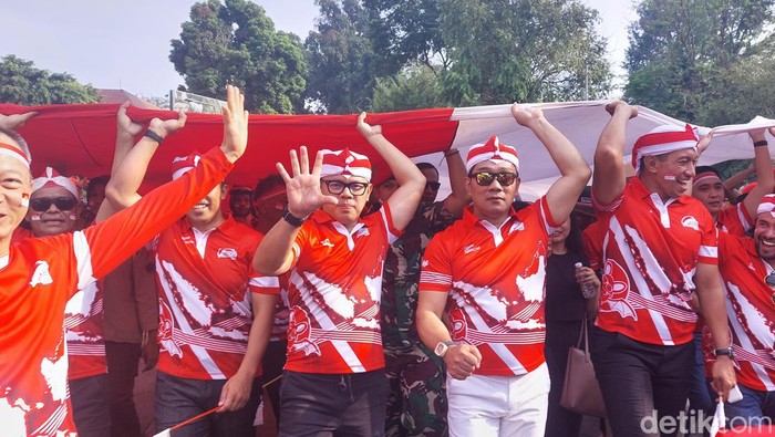 Kirab Bendera Merah Putih di Bogor
