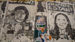 Melihat Restorasi Mural Mantan Presiden Salvador di Santiago