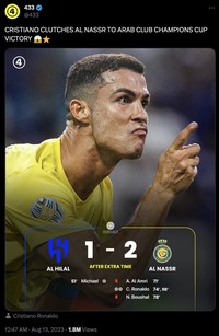 Meme Al Nassr Cristiano Ronaldo juara