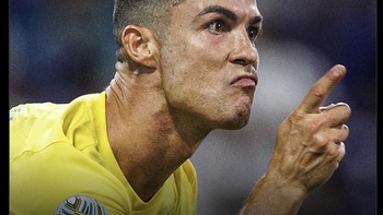 Bagi Cristiano Ronaldo ini menjadi pembuktian kualitas dirinya meski sudah berada di umur senja. Ia tetap beringas dengan dwigolnya. Foto: Twitter