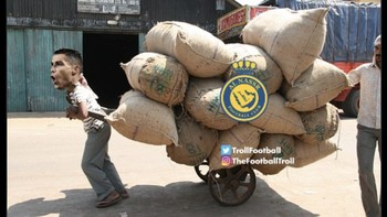 Cristiano Ronaldo jadi tulang punggung Al Nassr. Foto: Twitter