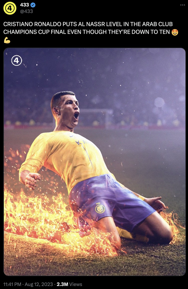Meme Al Nassr Cristiano Ronaldo juara