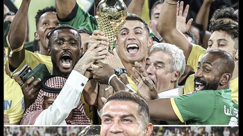 Ini adalah trofi CR7 sejak 2020-2021. Foto: Twitter