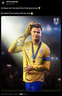 Meme Al Nassr Cristiano Ronaldo juara