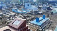 Pemakaman muslim dan nonmuslim di Desa Wonorejo, Kecamatan Banyuputih, Situbondo/Foto: Chuk Shatu Widarsha/detikJatim