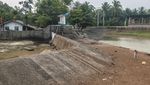 Ngeri, Waduk Cicinta di Lebak Kian Menyusut