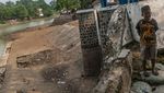 Ngeri, Waduk Cicinta di Lebak Kian Menyusut