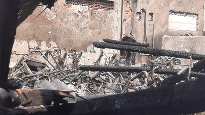 Potret Ratusan Bangkai Motor Hangus Sisa Kebakaran di Gandaria