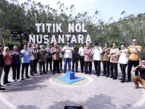 Potret Aguan cs yang Berkunjung ke IKN Nusantara Bareng Bahlil