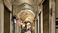 Begini penampakan lorong-lorong di pasar tua Kashan, Iran. Foto: Getty Images