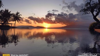 DetikINET sempat mengabdikan momen sunrise. Foto: Adi Fida Rahman/detikINET